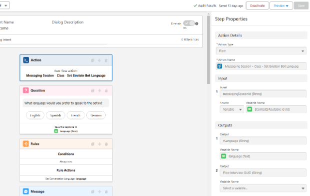 How to Dynamically Set Einstein Bot Language in Messaging for In-App ...