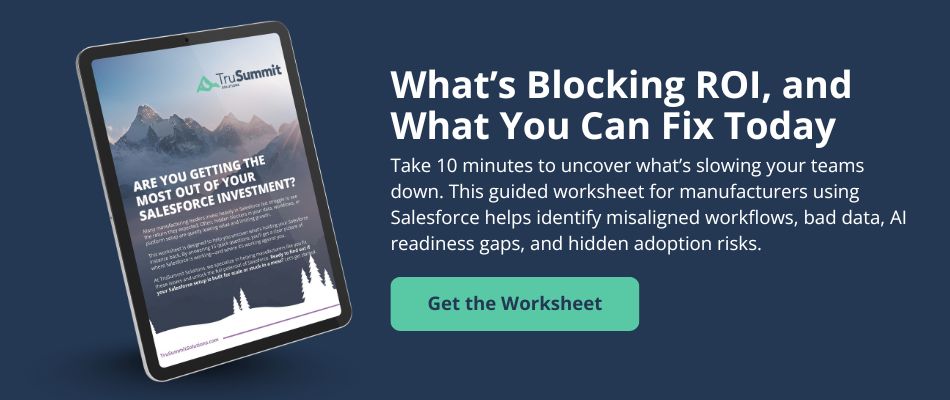 A call to action with an ipad and a call out asking people to fill out a worksheet